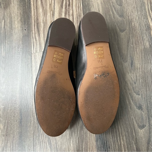 Madewell Black Leather Women The Lacey Loafers Style NN049 - Picture 8 of 16